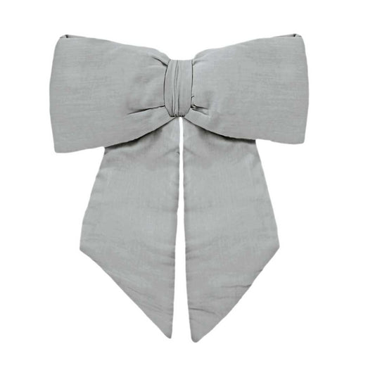 Embrasse Tie Back Shabby Chic Schleife Farbe Grau 100% Baumwolle 25x30