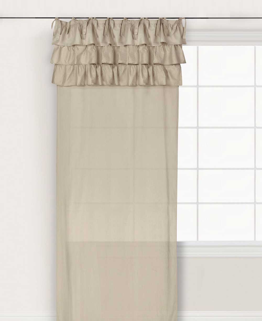 Tenda con balze Shabby Chic Etoile Collection 140 x 290 cm Colore